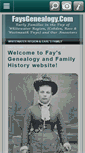 Mobile Screenshot of faysgenealogy.com